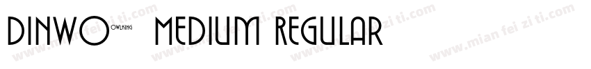 DINW02-Medium Regular字体转换